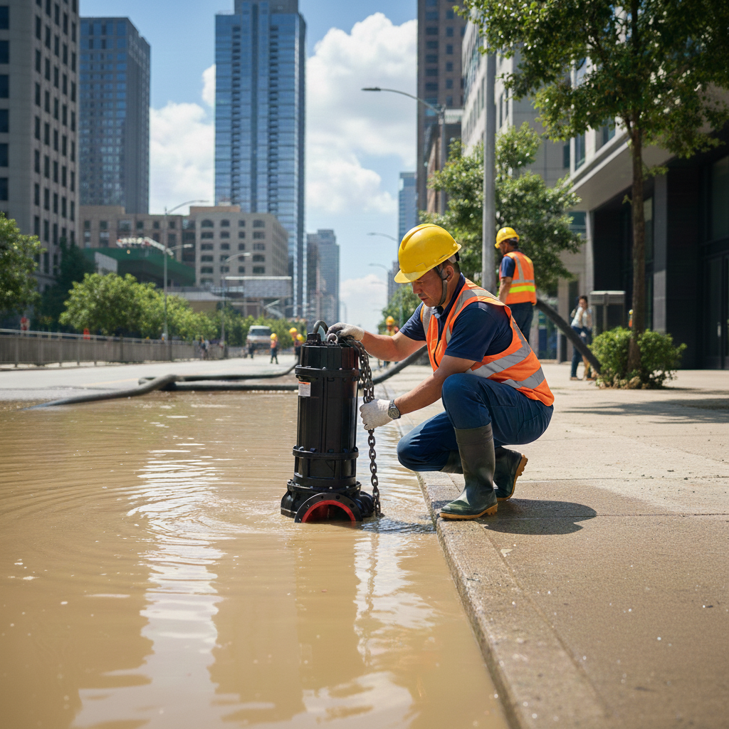 Submersible Pump for Better Flood Control
